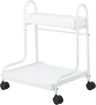 Amazon.co.jp: フットケア ワゴン TJ01 ホワイト 幅50cm×奥行42cm×高さ